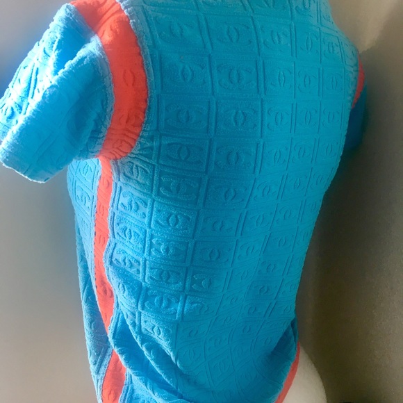 ‼️SOLD‼️ AUTH CHANEL SPORT TERRY LOGO TOP SS02 - Picture 5 of 5